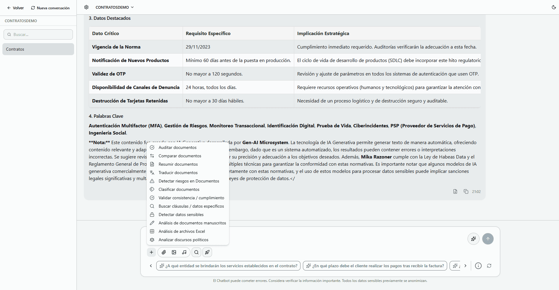 Use AI-Generated Suggested Questions